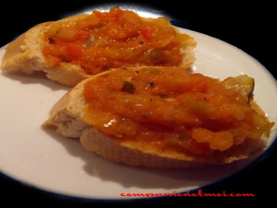 Ratatouille en tartines