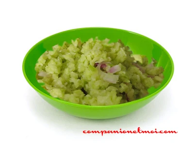 Rougail à la mangue verte