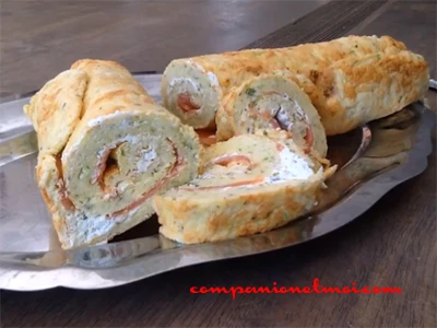 Roulé frais au saumon