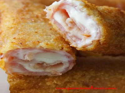 Rouleaux farcis jambon fromage