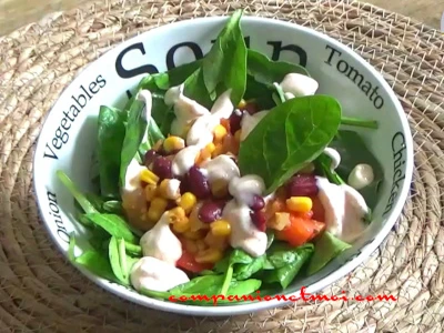 Salade chaude à la mexicaine