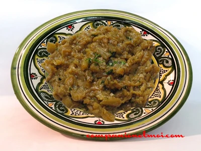 Salade d'aubergines ou zaaluk marocain