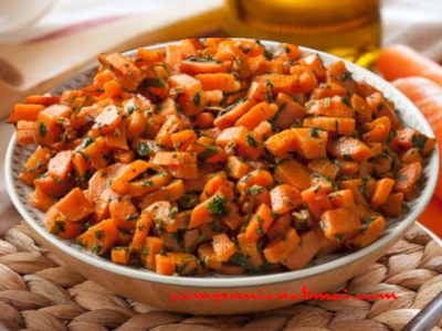 Salade de carottes marocaine