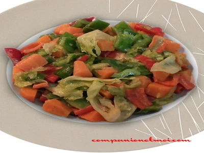 Salade de légumes à la moutarde