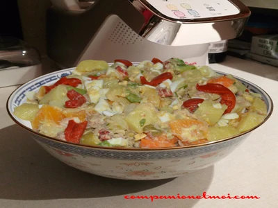 Salade de pommes de terre et d'oranges