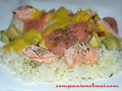 Salade nordique aux deux saumons