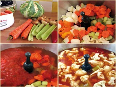 Recette Salade piemontaise chou-fleur carotte