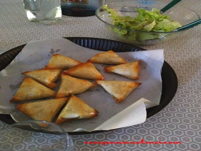 Samoussas au thon ricotta