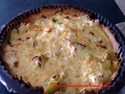 Tarte aux poireaux
