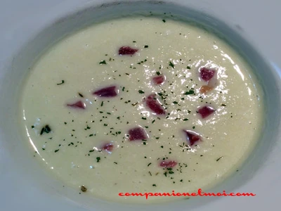 Vichyssoise ou crème de poireaux
