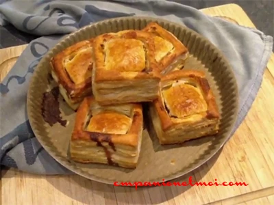 Vol-au-vent poulet et champignons