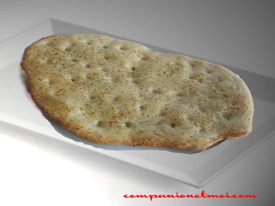 Focaccia au jambon et parmesan