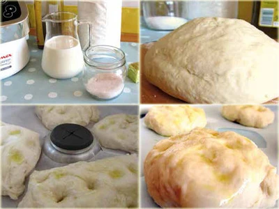 Recette Focaccine à la vapeur