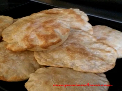 Pain pita libanais au cumin