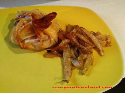 Aumônières de saumon au fenouil