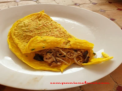 Banh xeo ou crêpe vietnamienne