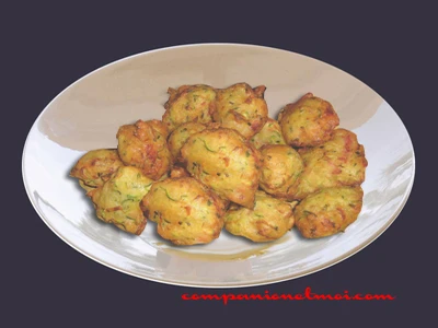Beignets de courgettes malgaches