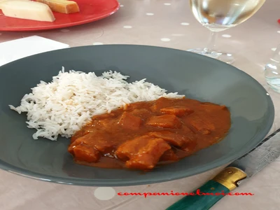 Blancs de seiche à la tomate pimentée