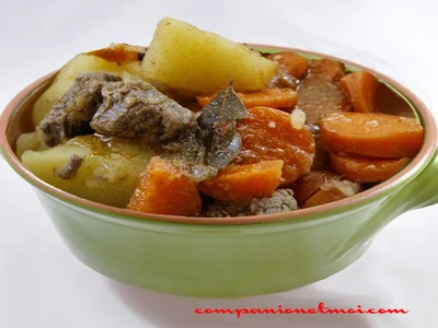 Boeuf carottes à l'étouffée