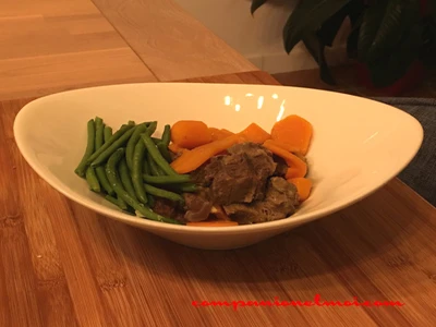 Boeuf carottes haricots verts