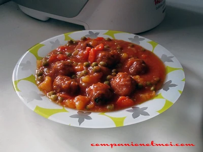 Boulettes de viande jardinière
