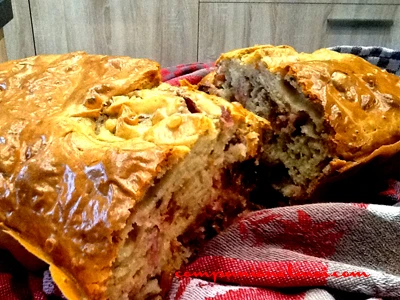 Cake figues jambon noix