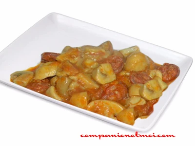 Champignons au chorizo