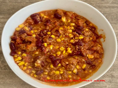 Chili con carne et viande hachée
