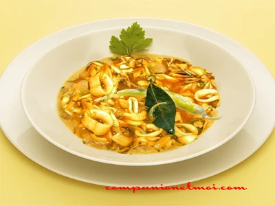 Chipirons au piment d'ibarra