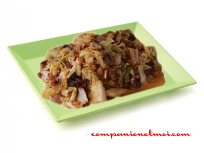 Chou vert et pancetta