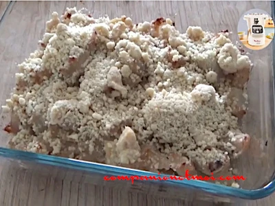 Crumble aux navets et chou-rave
