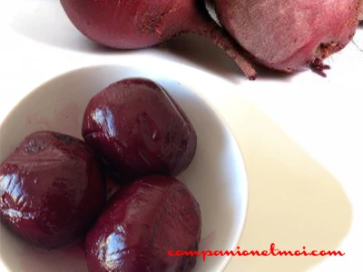 Cuisson des betteraves fraiches