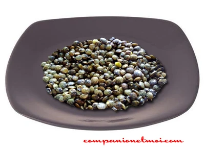 Cuisson des lentilles vertes