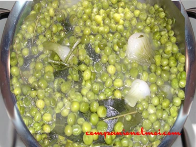Cuisson des petits pois