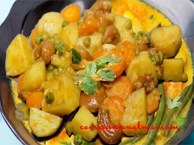 Curry de légumes au citron vert