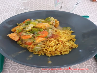Curry de légumes au lait de coco