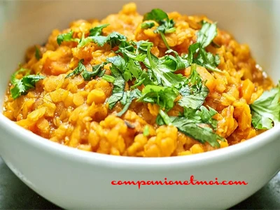 Curry de lentilles corail