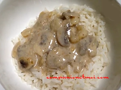 Délice de champignons à la crème de soja