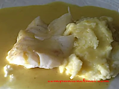 Dos de cabillaud sauce coco curry
