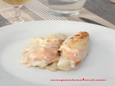 Endives gratinées au saumon fumé