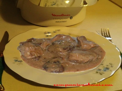 Filet de porc au vin blanc moelleux