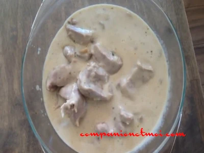Filet mignon de porc au boursin ail et fines herbes