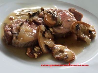 Filet mignon de porc aux champignons