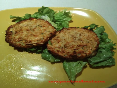 Galettes de courgette thon et feta