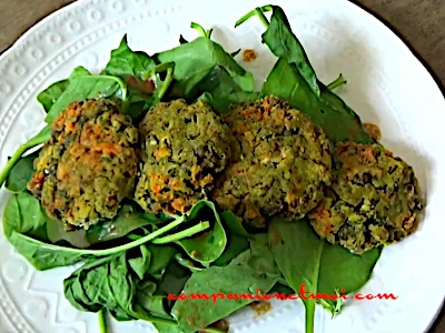 Galettes de petits pois