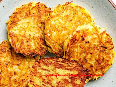 Galettes de pomme de terre allemandes ou kartoffelpuffer