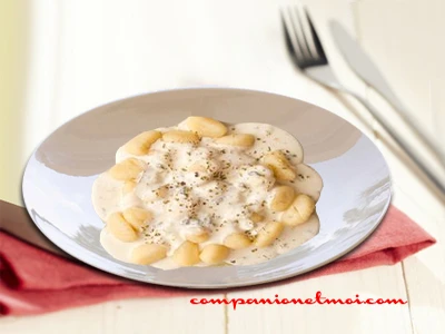 Gnocchi à la courgette et au chèvre