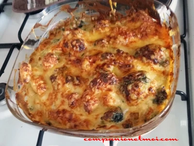 Gratin de gnocchis aux brocolis