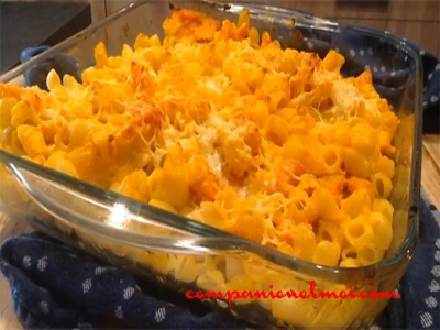 Gratin de pâtes au potiron