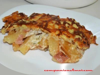 Gratin de pommes de terre au bacon
